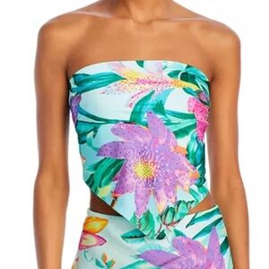 Rococo Sand Crystal Embellished Scarf Top